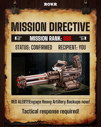 Roating Barrel  Machine Gun