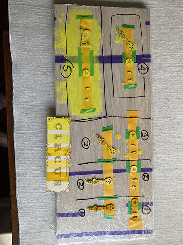 Paint Study- All parts painted ready for dying.HEIC