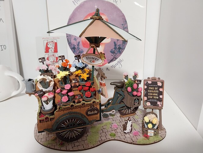 Carrito de flores