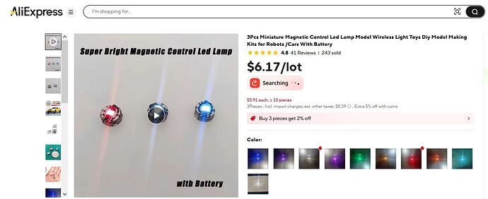 magnetic LED