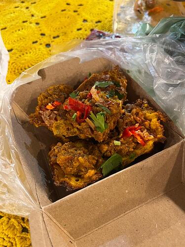 kuih cara berlauk crispy