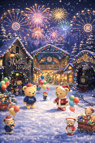 Merry Christmas Edited with AI