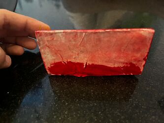 Closed the Red Lounge Chair