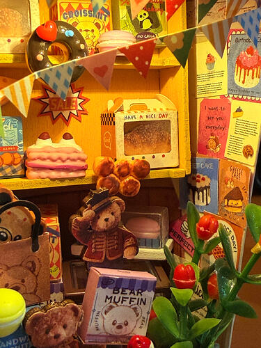 tiny rebuilt signs snacks and decorations