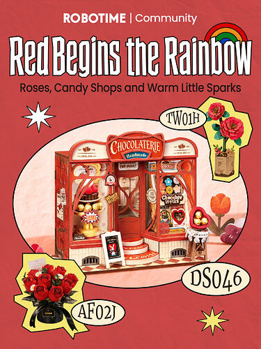 Red Begins the Rainbow Color Theme