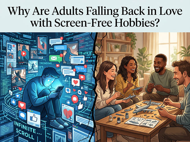 Why Are Adults Falling Back in Love with Screen-Free Hobbies?