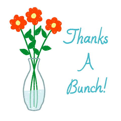 Flower Thank You GIF (1)